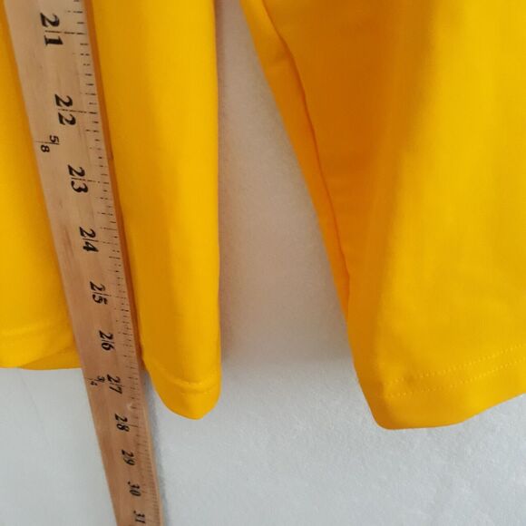 Haley and The Hound Fishing Shirt Unisex Medium Yellow Swordfish Pullover Long - Picture 7 of 9